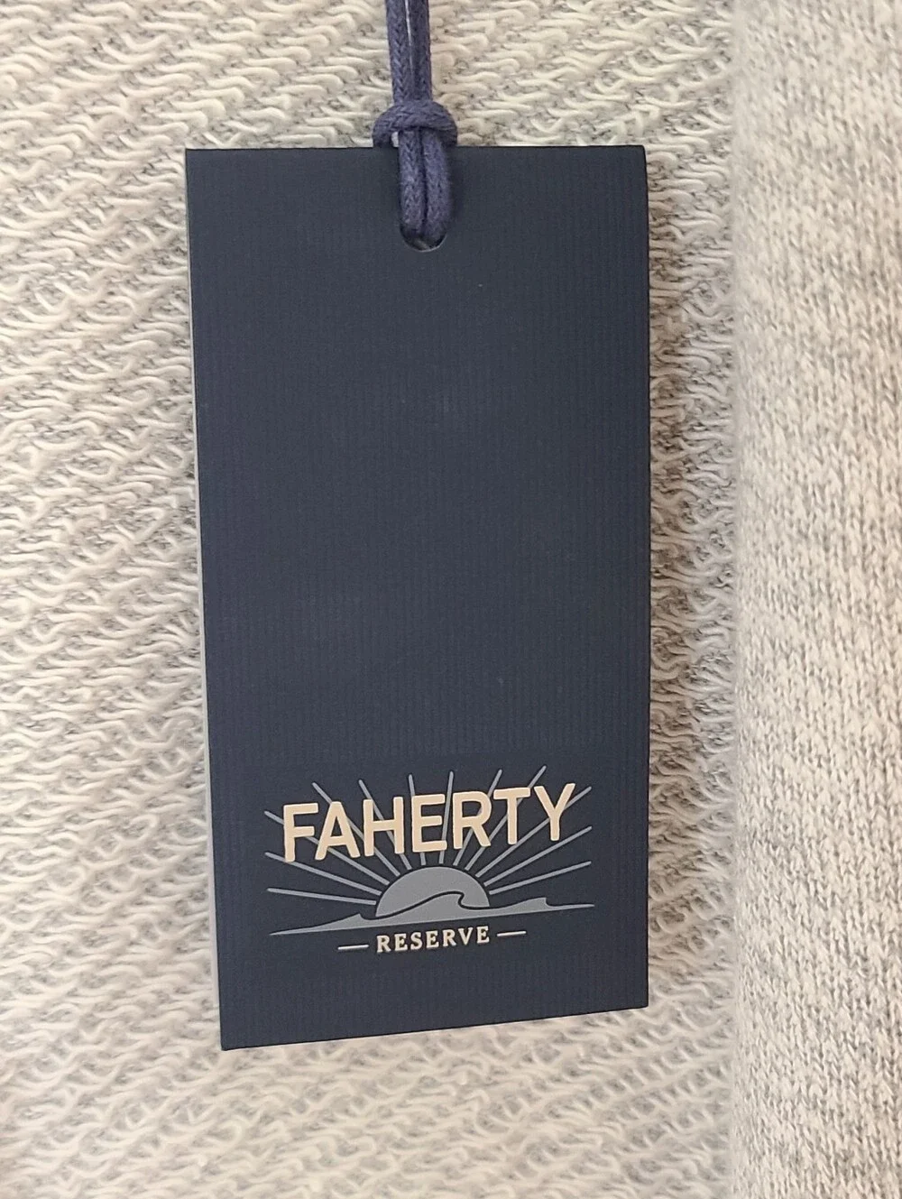 NWT Faherty Inlet Knit Blazer Jacket Men's Size M Heather Gray Unstructured